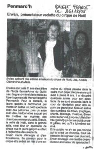 Article de presse Ouest France