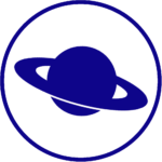 Animation enfants logo planète cosmos