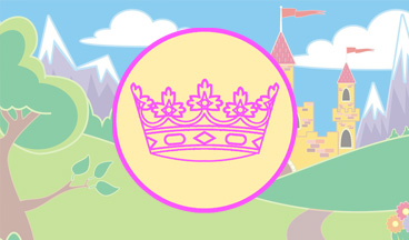Animation enfants couronne royaume