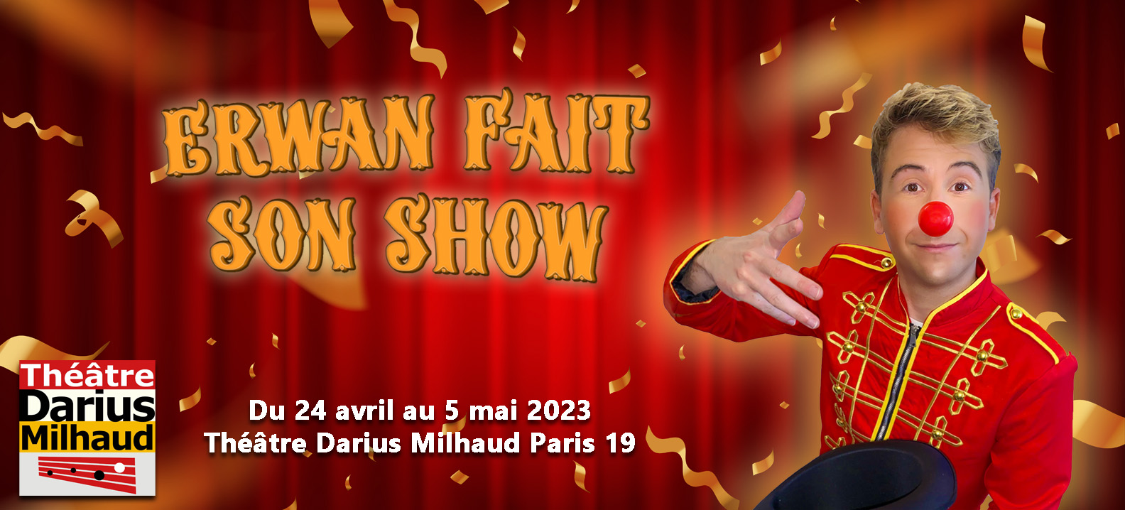 Spectacle au Théâtre Darius Milhaud à Paris et en tournée à destination des écoles et municipalités
